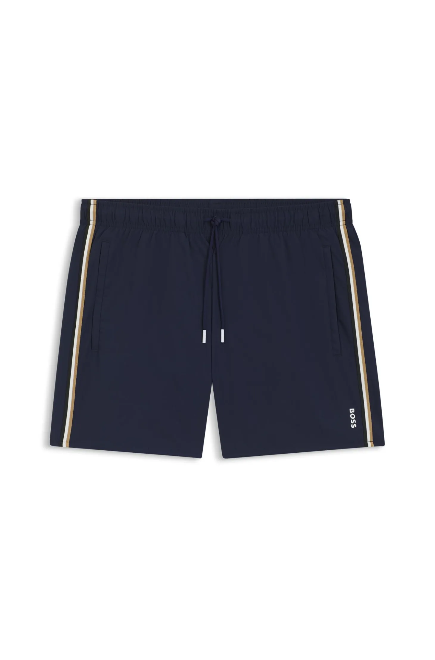 Badeshorts mit Signature-Streifen und Logo