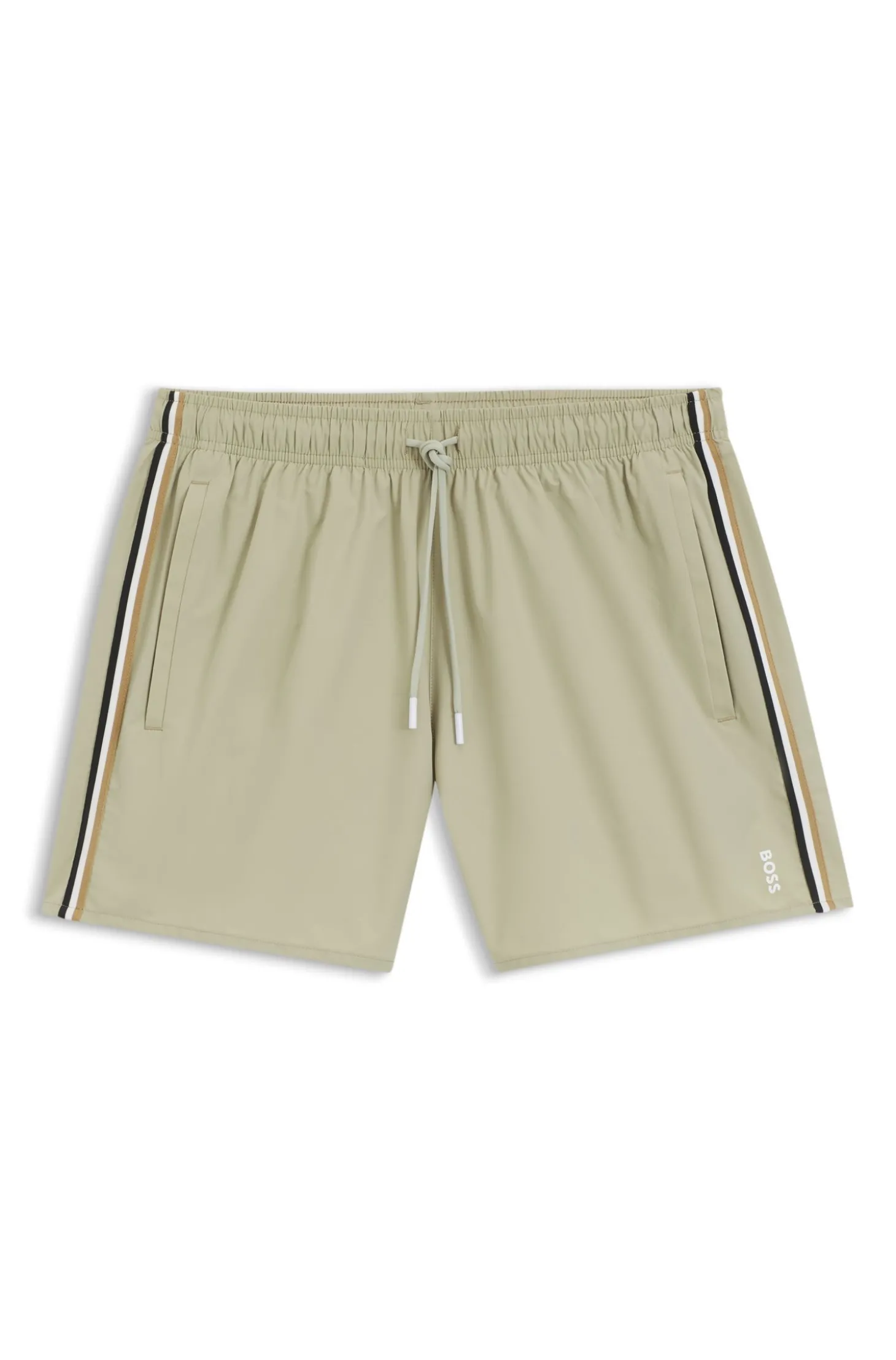 Badeshorts mit Signature-Streifen und Logo