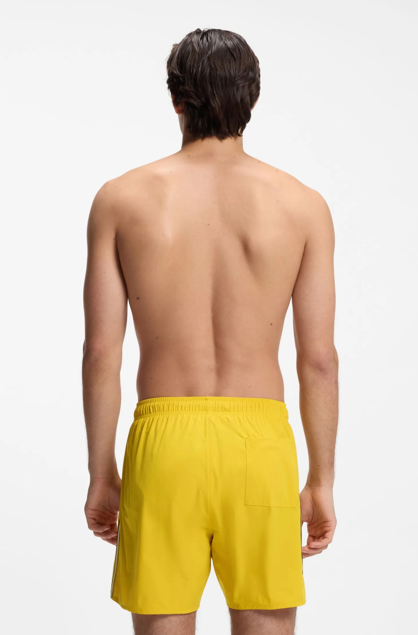 Badeshorts mit Signature-Streifen und Logo