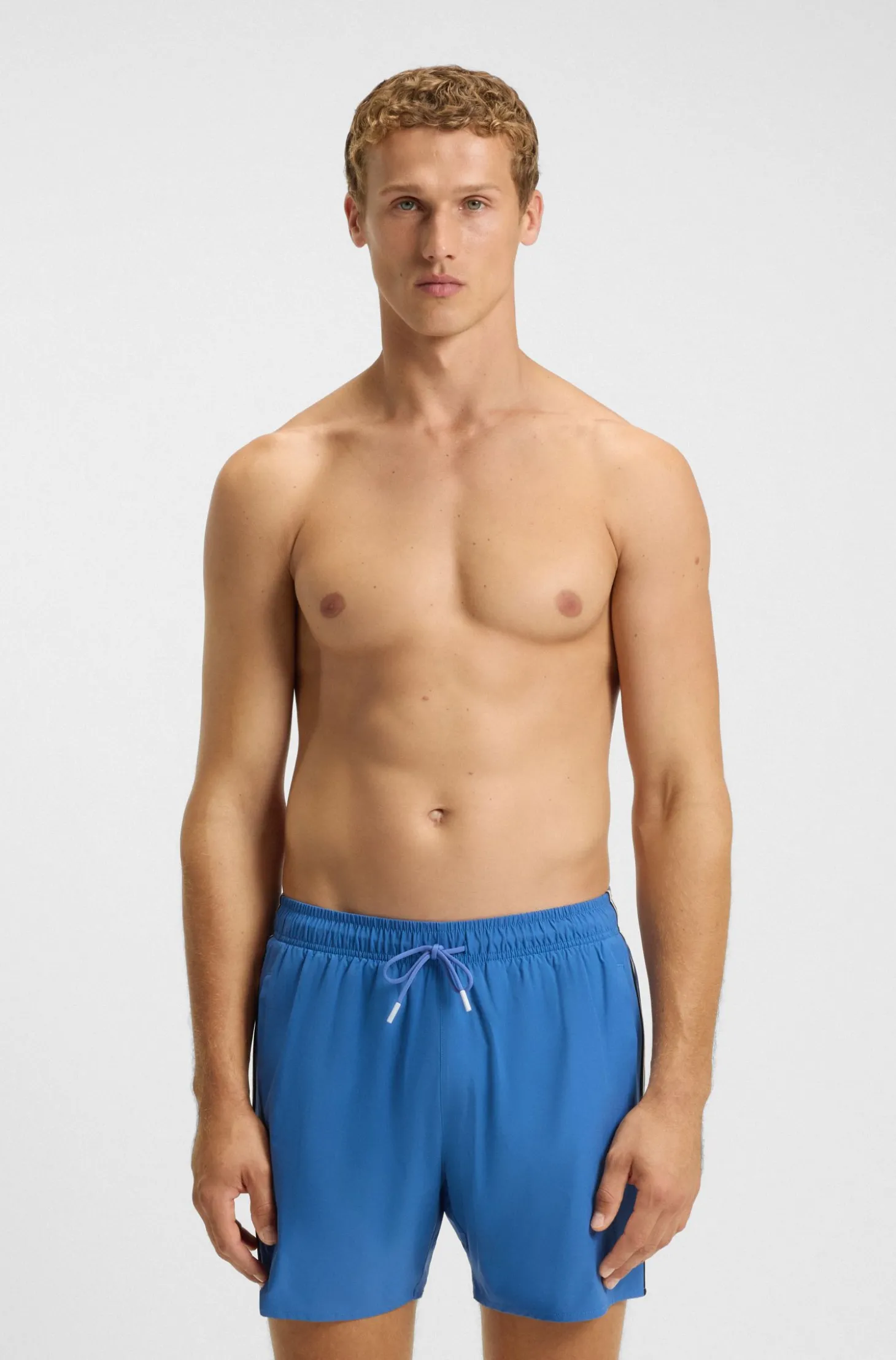 Badeshorts mit Signature-Streifen und Logo
