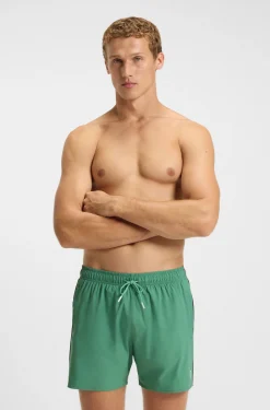 Badeshorts mit Signature-Streifen und Logo