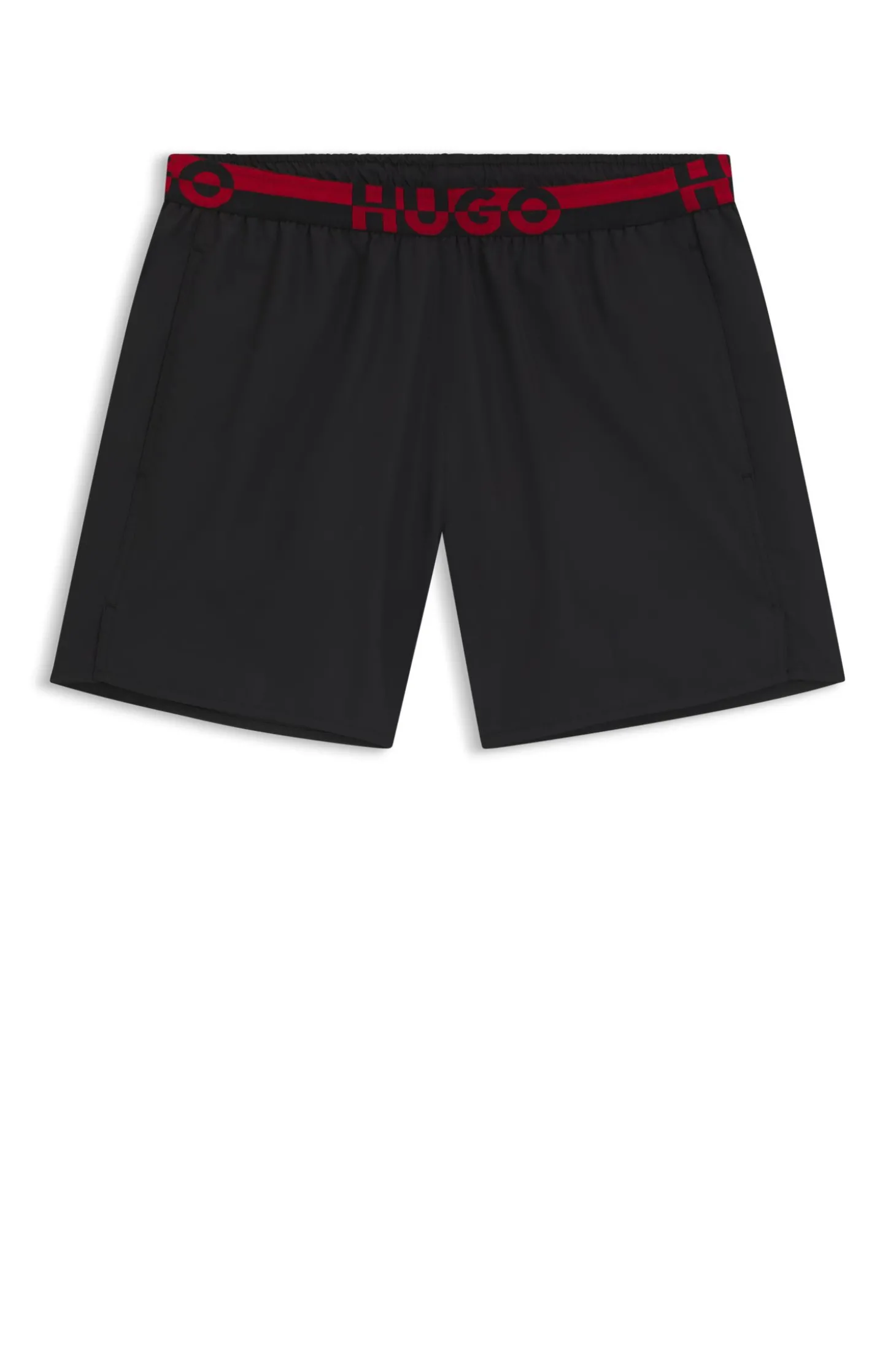 Badeshorts mit Split-Logo am Bund