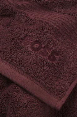 Badetuch aus Baumwolle mit Logo-Stickerei