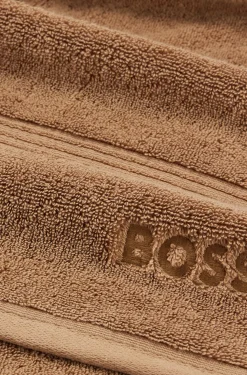 Badetuch aus Baumwolle mit Logo-Stickerei