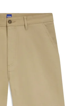 Baggy-Fit Hose aus Stretch-Baumwoll-Canvas