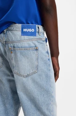 Baggy-Fit Jeans aus schwerem Baumwoll-Denim