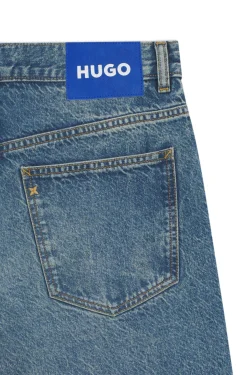 Baggy-Fit Jeans mit Used-Details