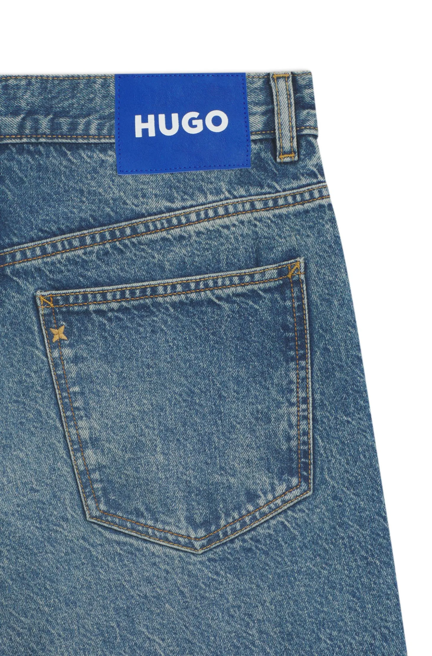 Baggy-Fit Jeans mit Used-Details