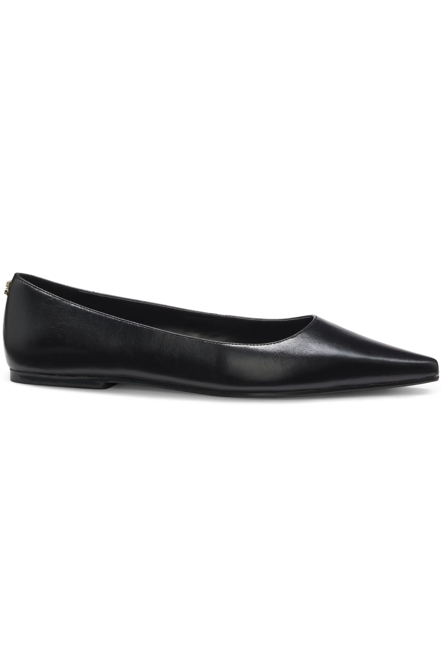 Ballerinas aus Leder mit spitzer Kappe