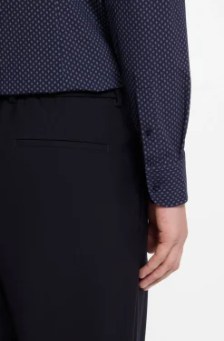 Bedrucktes Slim-Fit Hemd aus Performance-Stretch-Gewebe