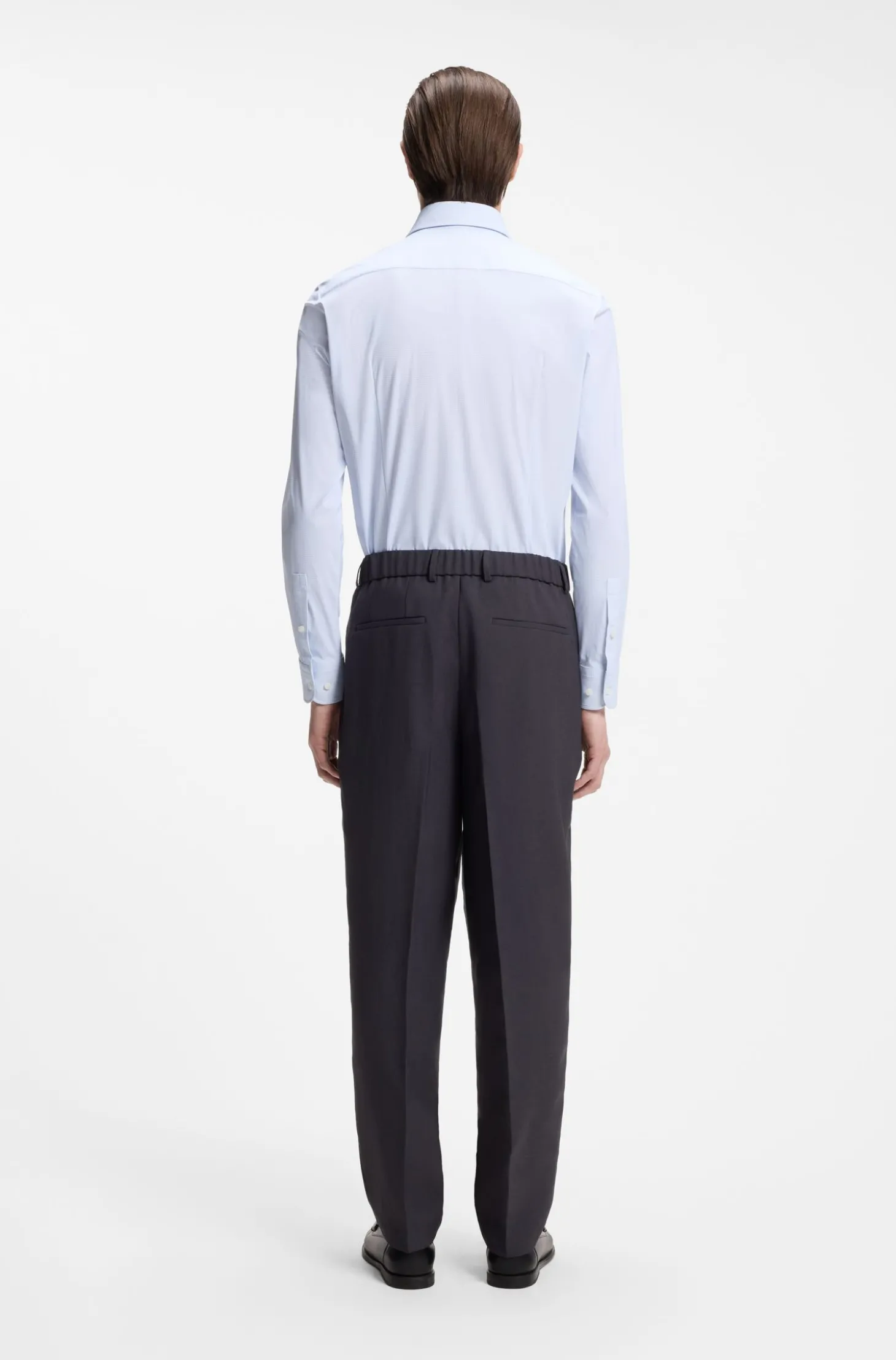 Bedrucktes Slim-Fit Hemd aus Performance-Stretch-Gewebe