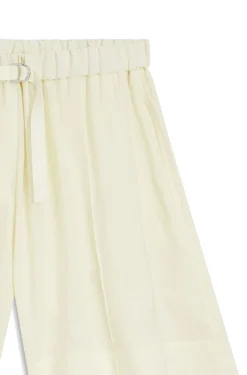 Bermuda-Shorts mit weitem Beinverlauf und elastischem Bund