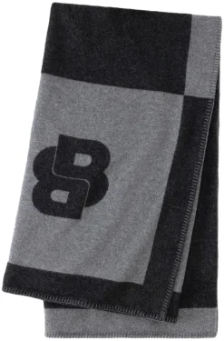 Überwurf aus Woll-Mix mit Double-B-Monogramm