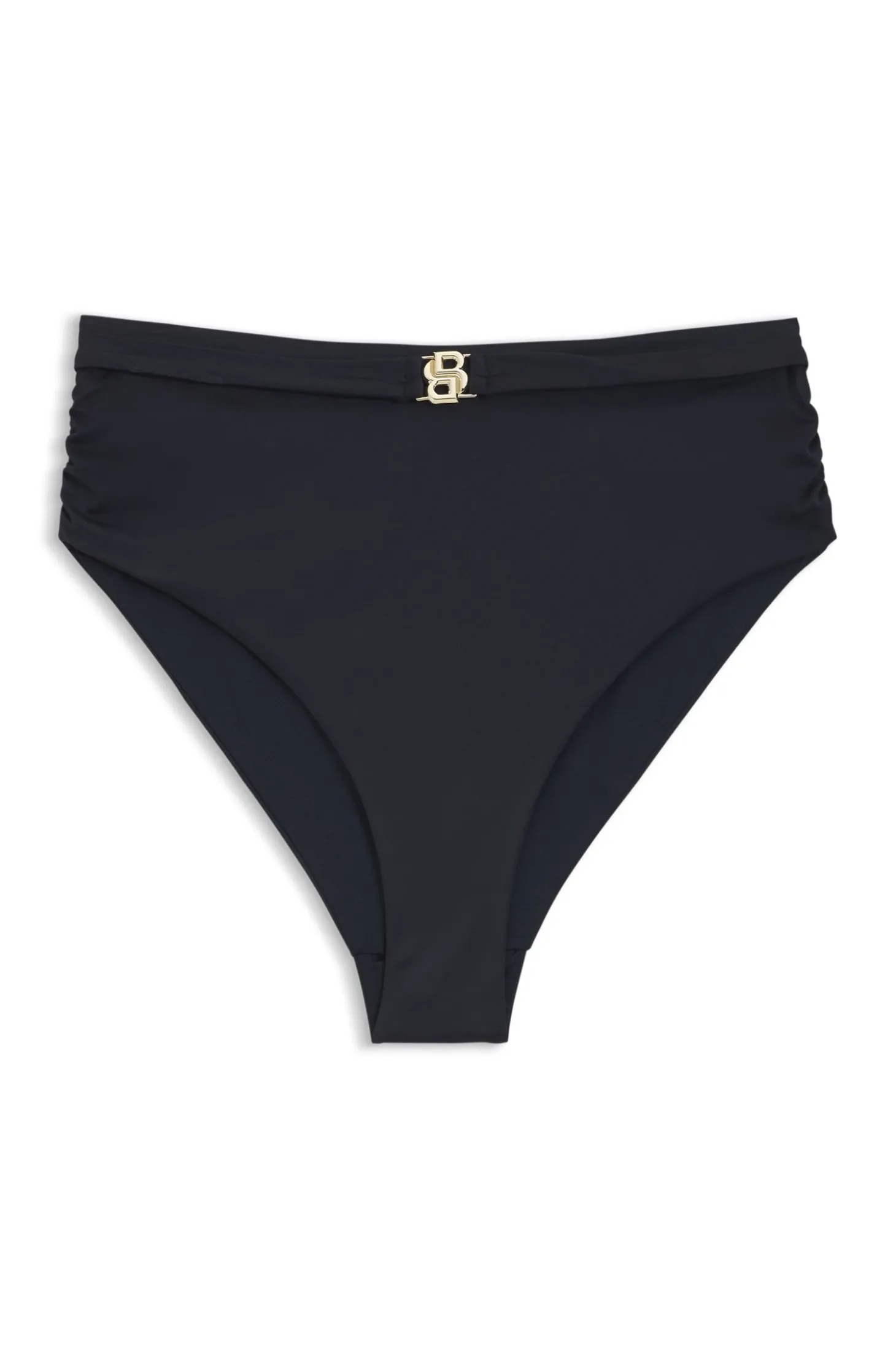Bikinihose mit hohem Bund und Double-B-Monogramm