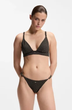 Bikinihose mit Jacquard-Monogrammen