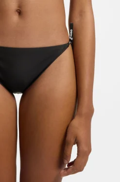 Bikinihose mit Logo-Bändern