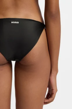 Bikinihose mit Logo-Bändern