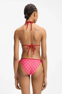 Bikinihose mit Stack-Logos
