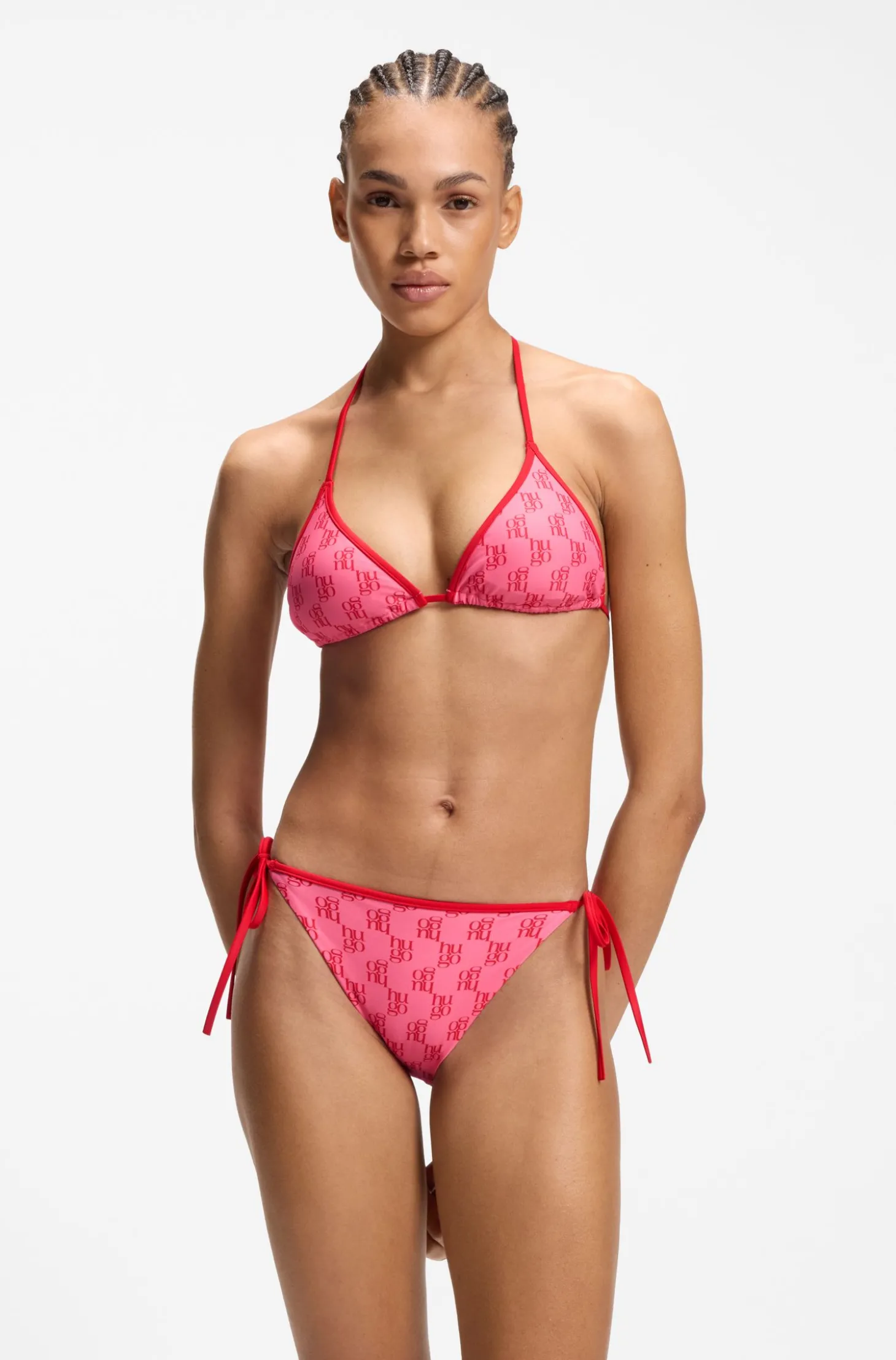 Bikinihose mit Stack-Logos