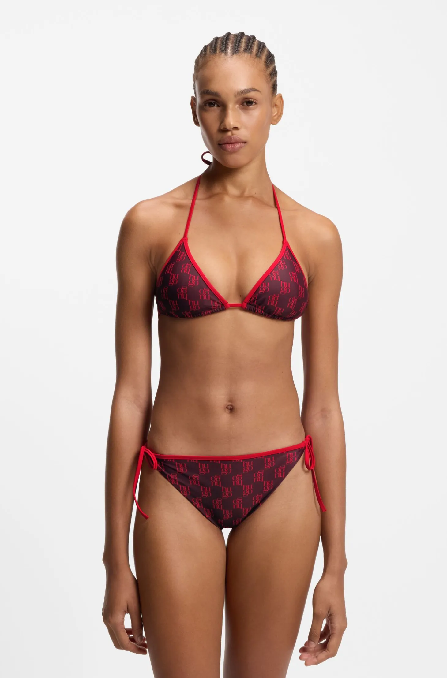 Bikinihose mit Stack-Logos