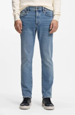 Blaue Slim-Fit Jeans aus Performance-Stretch-Denim