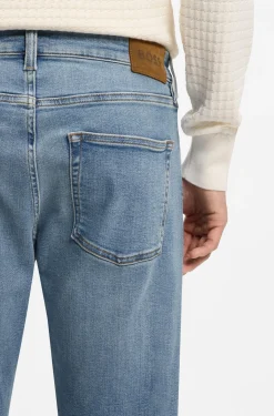 Blaue Slim-Fit Jeans aus Performance-Stretch-Denim