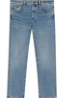 Blaue Slim-Fit Jeans aus Performance-Stretch-Denim