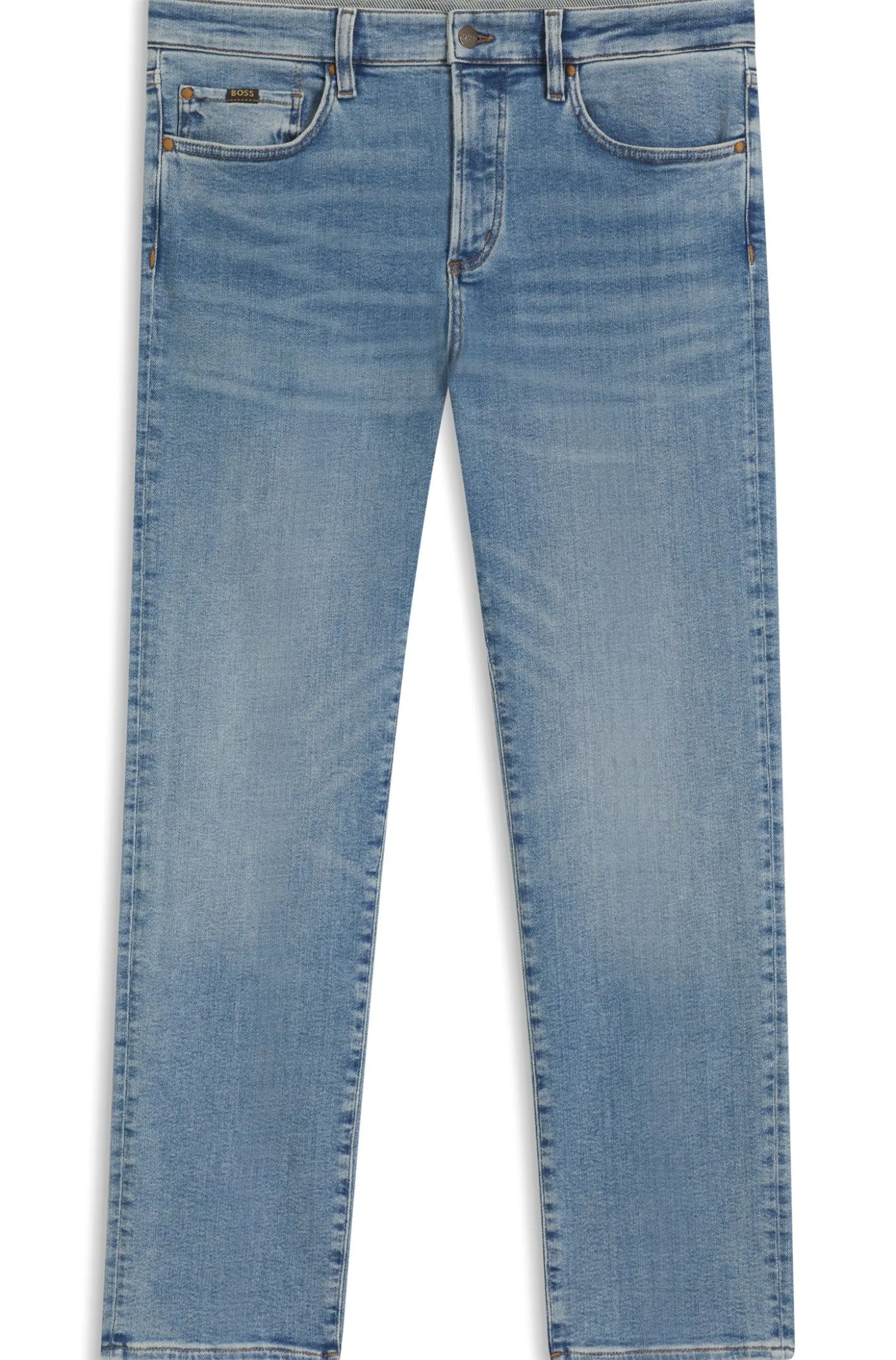 Blaue Slim-Fit Jeans aus Performance-Stretch-Denim
