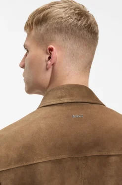 Blouson aus weichem Veloursleder