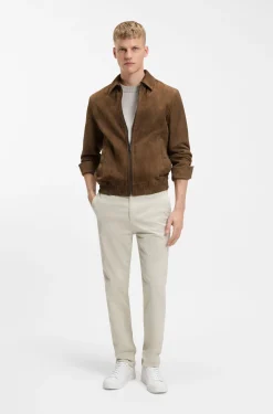 Blouson aus weichem Veloursleder