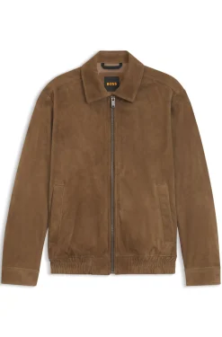 Blouson aus weichem Veloursleder