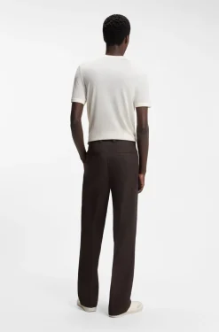 BOSS BY BECKHAM Bundfaltenhose aus Baumwolle