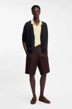 BOSS BY BECKHAM Cardigan aus Baumwoll-Mix