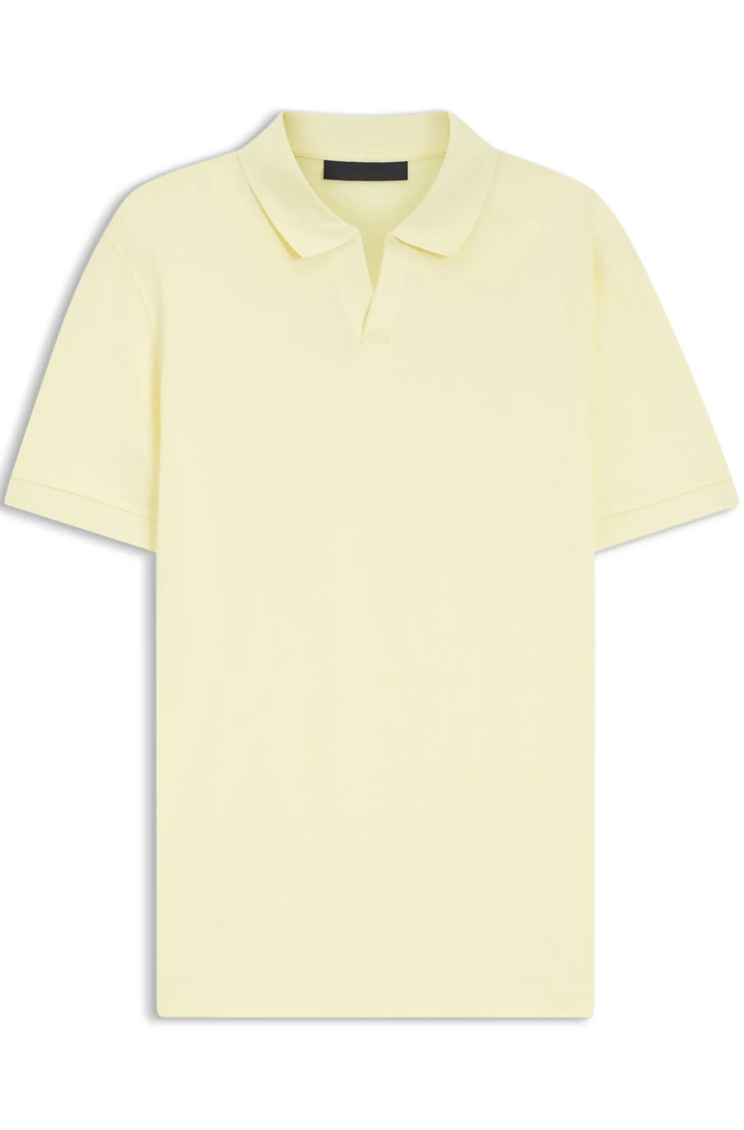 BOSS BY BECKHAM Poloshirt aus Baumwoll-Mix mit Seide