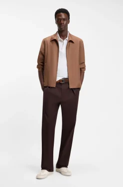 BOSS BY BECKHAM Poloshirt aus Leinen