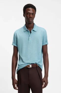 BOSS BY BECKHAM Poloshirt aus Leinen
