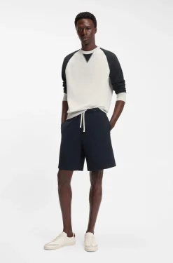 BOSS BY BECKHAM Pullover aus Baumwolle mit Colour-Blocking