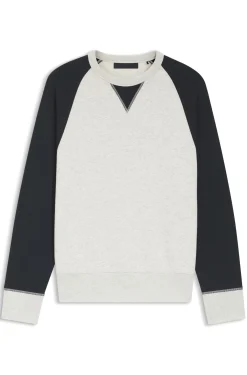 BOSS BY BECKHAM Pullover aus Baumwolle mit Colour-Blocking