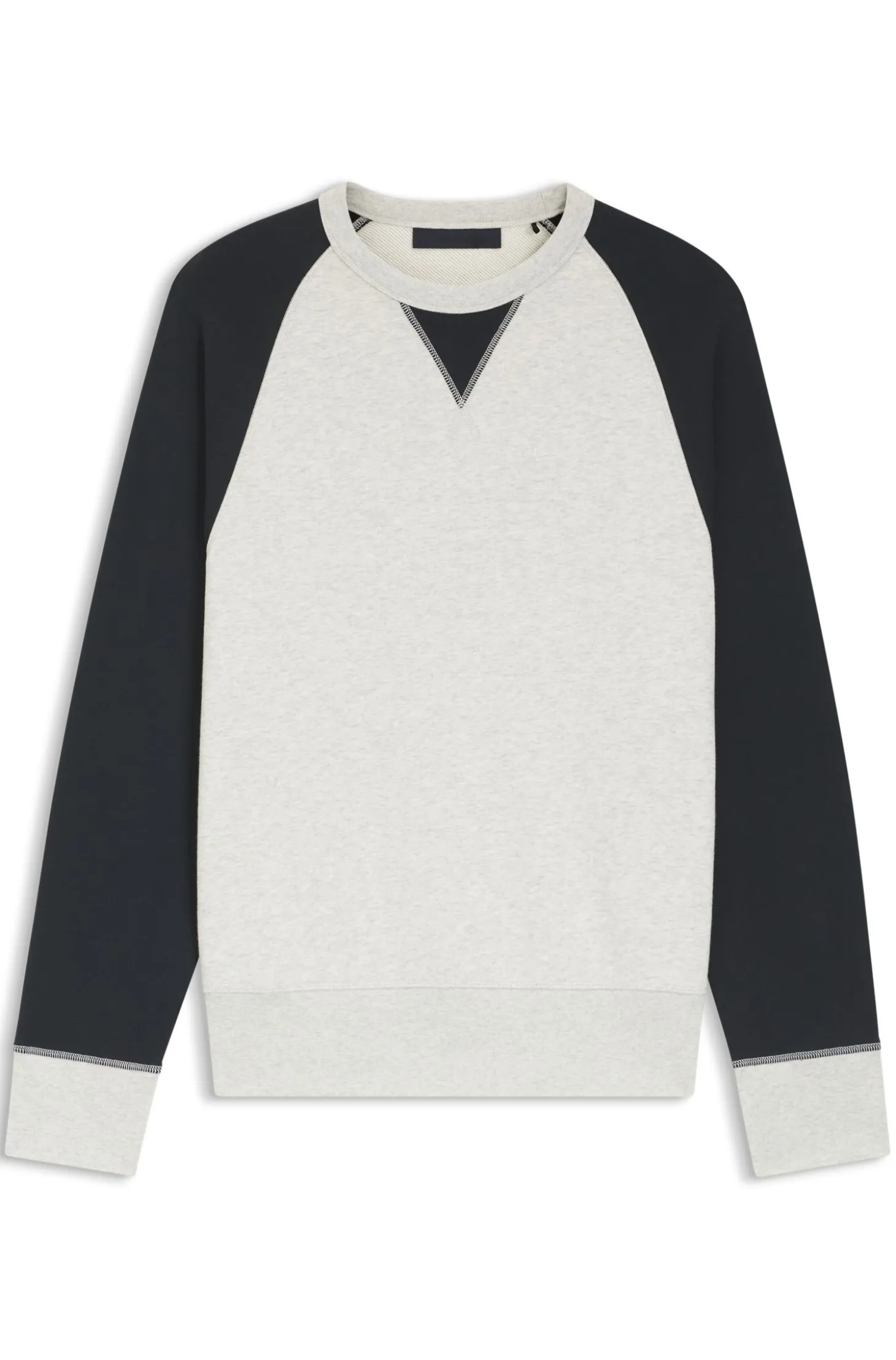 BOSS BY BECKHAM Pullover aus Baumwolle mit Colour-Blocking