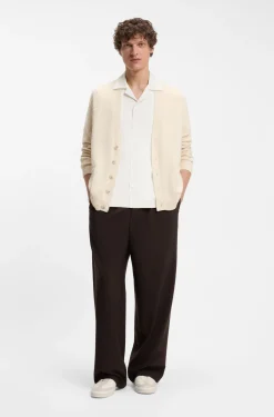BOSS BY BECKHAM Relaxed-Fit Hemd aus fließendem Gewebe