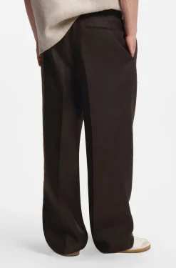 BOSS BY BECKHAM Relaxed-Fit Hose aus Leinen