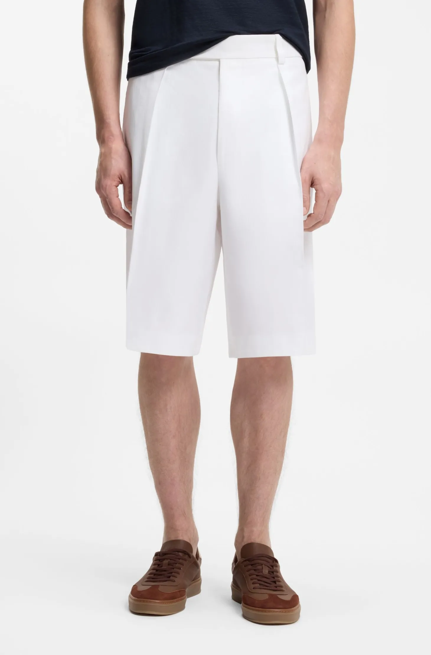 BOSS BY BECKHAM Shorts aus Baumwolle