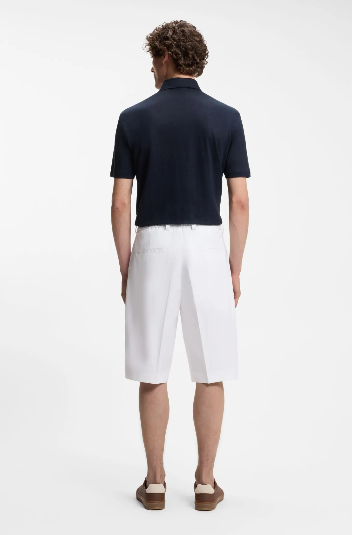BOSS BY BECKHAM Shorts aus Baumwolle