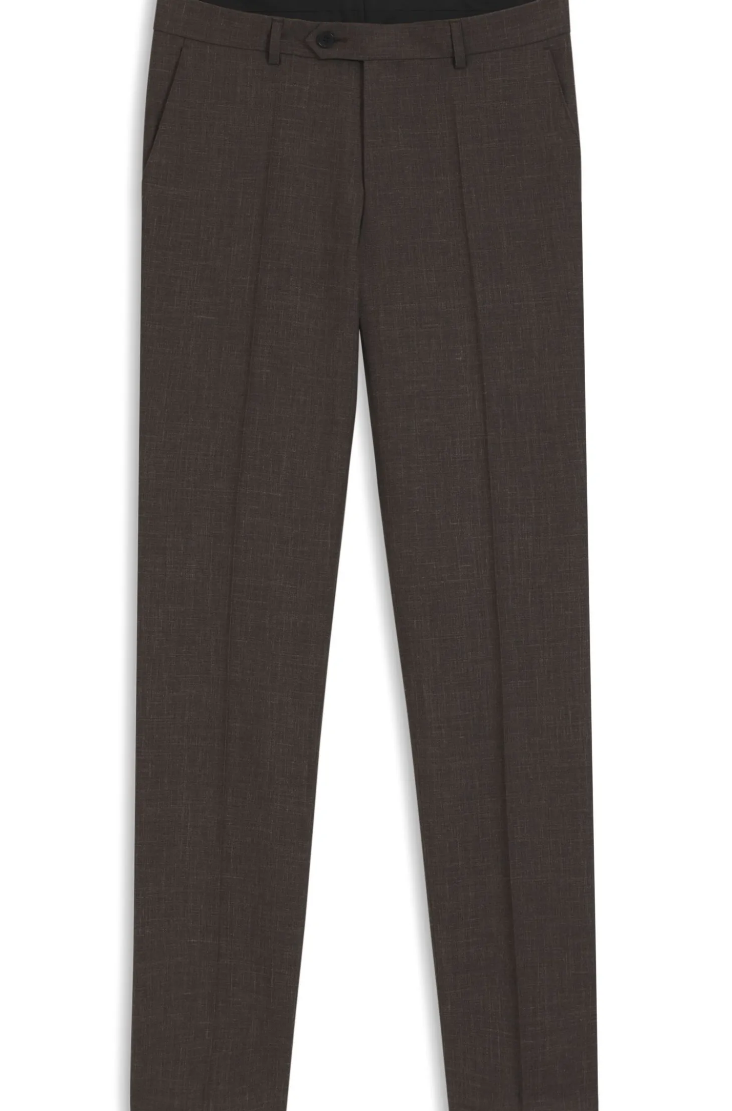 BOSS BY BECKHAM Slim-Fit Anzughose aus Woll-Mix
