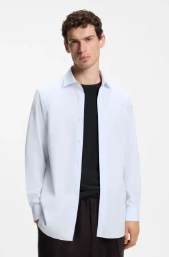BOSS BY BECKHAM Slim-Fit Hemd aus Baumwolle