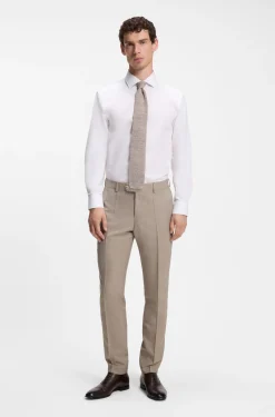 BOSS BY BECKHAM Slim-Fit Hemd aus Baumwolle