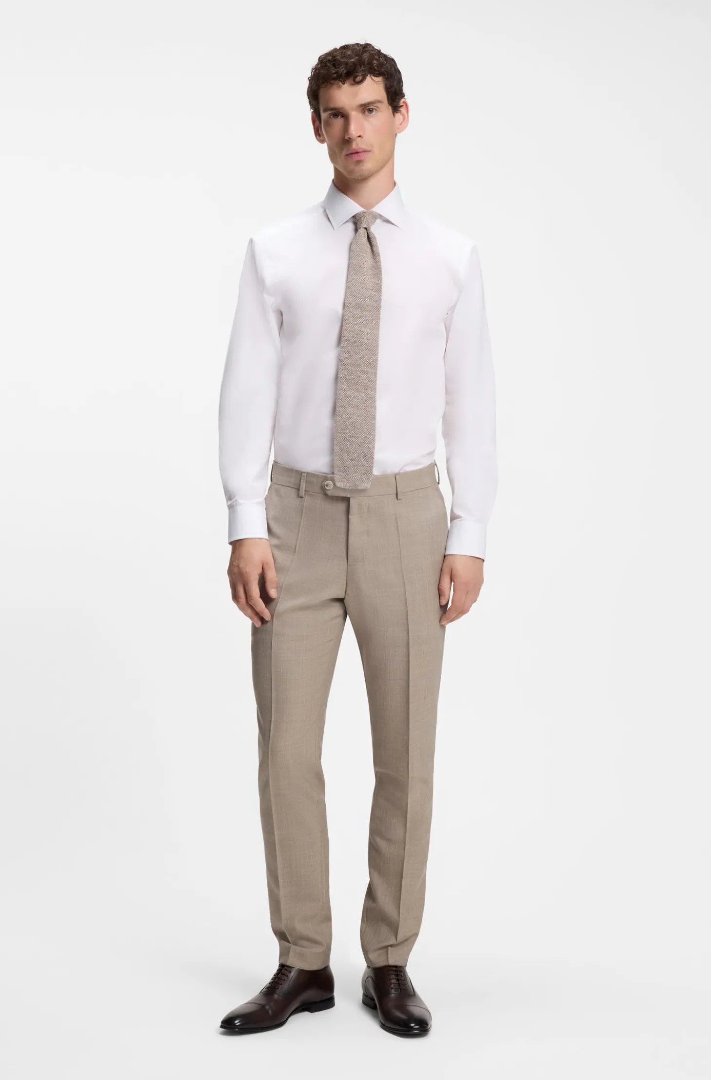 BOSS BY BECKHAM Slim-Fit Hemd aus Baumwolle