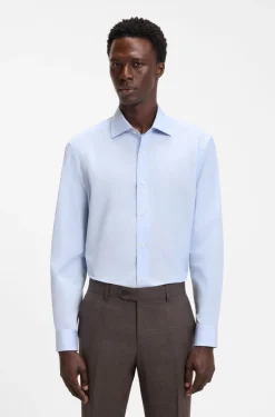 BOSS BY BECKHAM Slim-Fit Hemd aus Baumwolle