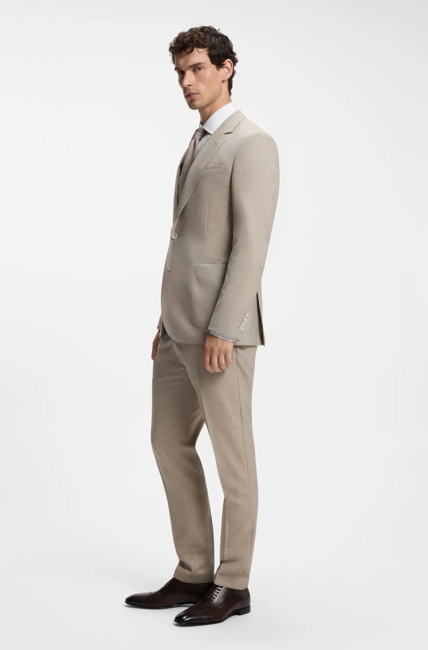 BOSS BY BECKHAM Slim-Fit Sakko aus Schurwolle