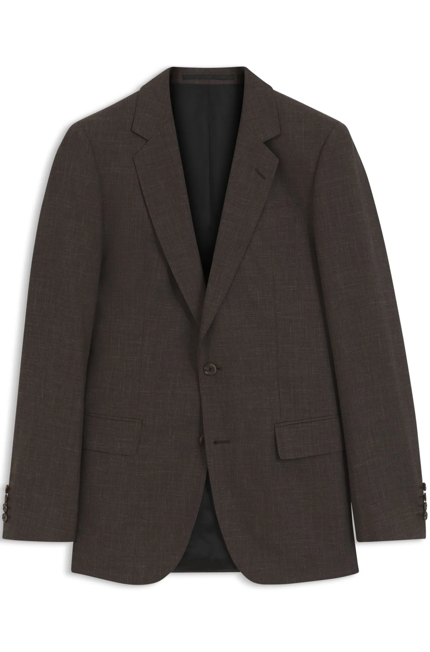 BOSS BY BECKHAM Slim-Fit Sakko aus Woll-Mix
